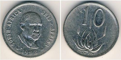 10 Cent Sudafrica Rame/Nichel 