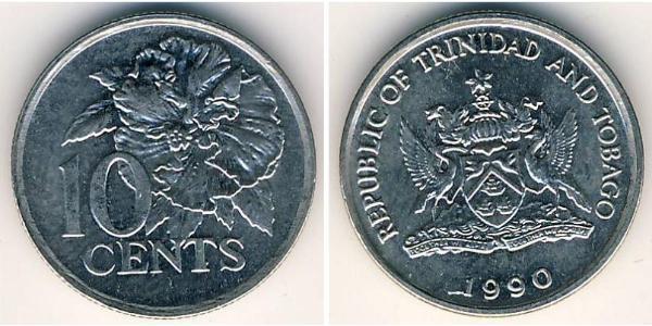 10 Cent Trinidad e Tobago Rame/Nichel 