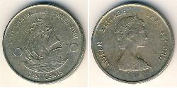10 Cent  Rame/Nichel Elisabetta II (1926-2022)