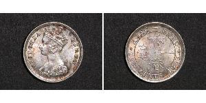 10 Cent Hongkong Silber Victoria (1819 - 1901)