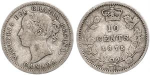 10 Cent Kanada Silber Victoria (1819 - 1901)