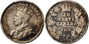 10 Cent Kanada Silber George V (1865-1936)