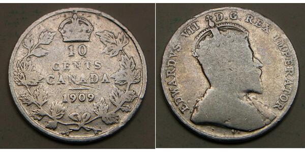 10 Cent Kanada Silber Eduard VII (1841-1910)