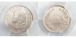 10 Cent Königreich der Niederlande (1815 - ) Silber Wilhelmina (Niederlande)(1880 - 1962)