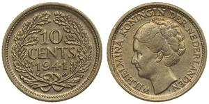 10 Cent Königreich der Niederlande (1815 - ) Silber 