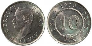 10 Cent Sarawak Silber 