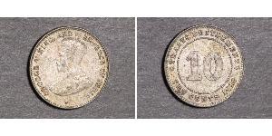 10 Cent Straits Settlements (1826 - 1946) Silber George V (1865-1936)