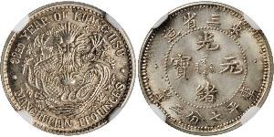 10 Cent Volksrepublik China Silber 