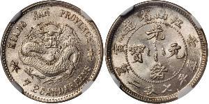 10 Cent Volksrepublik China Silber 