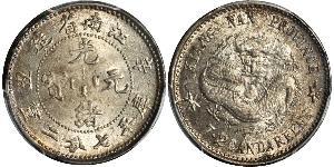 10 Cent Volksrepublik China Silber 