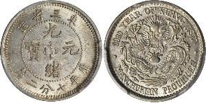 10 Cent Volksrepublik China Silber 