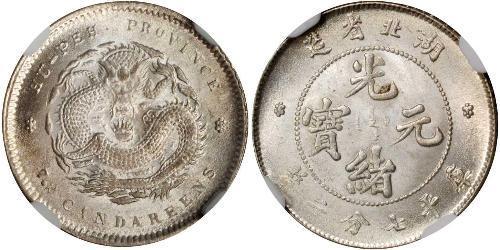 10 Cent Volksrepublik China Silber 