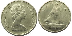 10 Cent Canada Silver Elizabeth II (1926-2022)