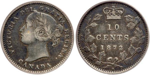 10 Cent Canada Silver Victoria (1819 - 1901)