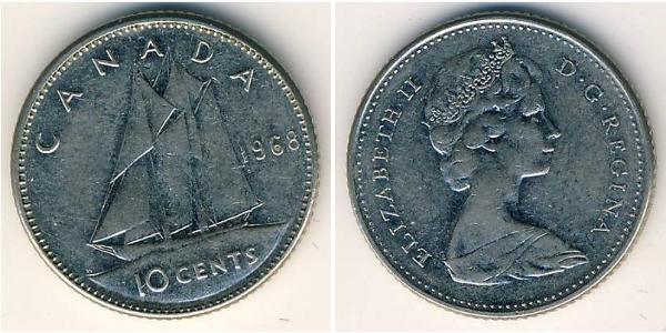 10 Cent Canada Silver Elizabeth II (1926-2022)