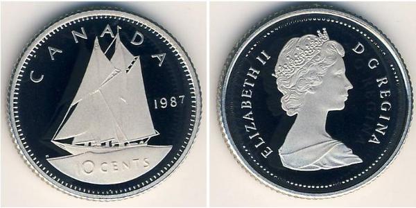 10 Cent Canada Silver Elizabeth II (1926-2022)