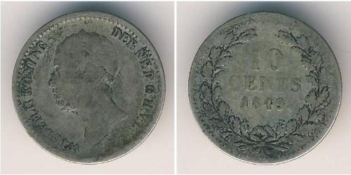 10 Cent Kingdom of the Netherlands (1815 - ) Silver 