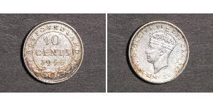 10 Cent Newfoundland and Labrador Silver George VI (1895-1952)