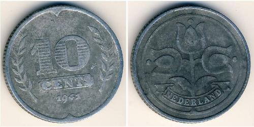 10 Cent Königreich der Niederlande (1815 - ) Zink 