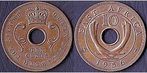 10 Cent Ostafrika  