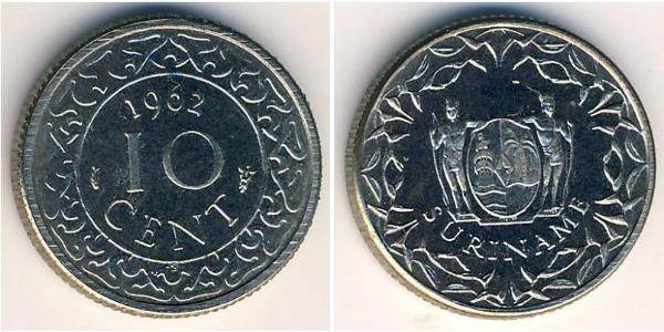 10 Cent Surinam  