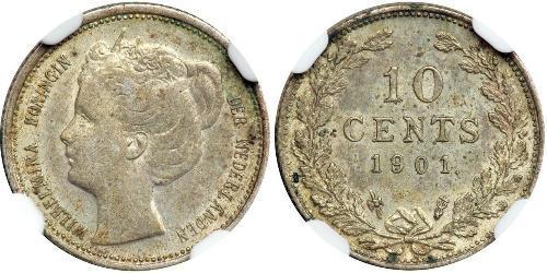 10 Cent 荷兰王国  威廉明娜 (荷兰)