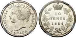 10 Cent 加拿大 銀 维多利亚 (英国君主)