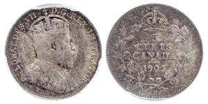 10 Cent 加拿大 銀 爱德华七世 (1841-1910)