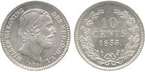 10 Cent 荷兰王国 銀 威廉三世 (尼德兰)