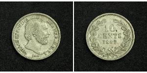 10 Cent 荷兰王国 銀 威廉三世 (尼德兰)