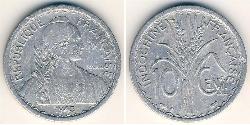 10 Cent French Indochina (1887-1954) 铝 