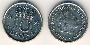 10 Cent 荷兰王国 镍 