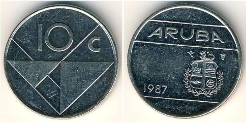 10 Cent Aruba 銅/镍 