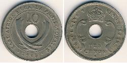 10 Cent East Africa 镍/銅 