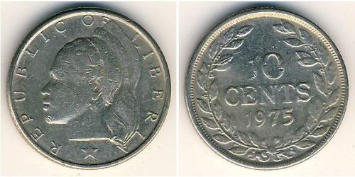 10 Cent Liberia 銅/镍 