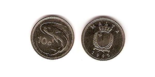 10 Cent Malta 銅/镍 
