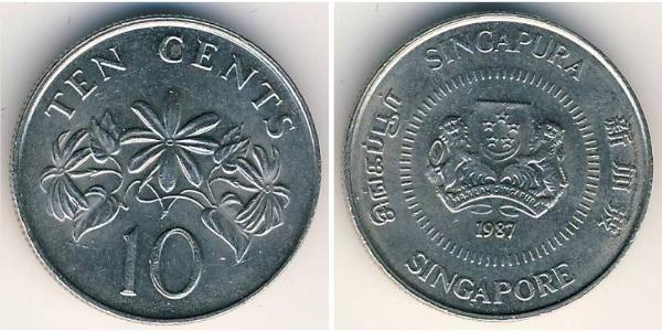 10 Cent Singapore 銅/镍 