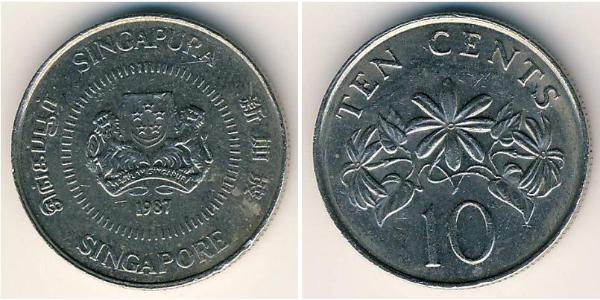 10 Cent Singapore 銅/镍 