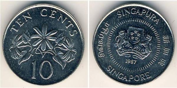 10 Cent Singapore 銅/镍 