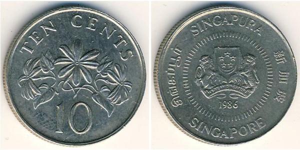 10 Cent Singapore 銅/镍 
