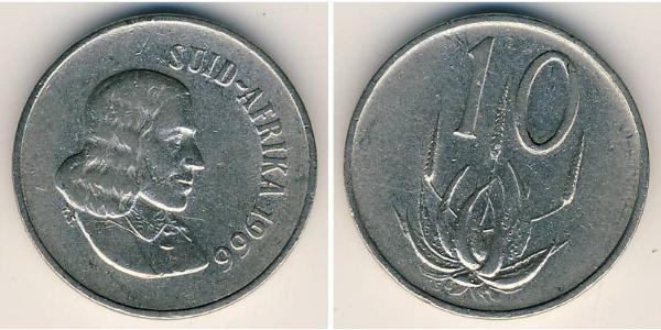 10 Cent South Africa 銅/镍 