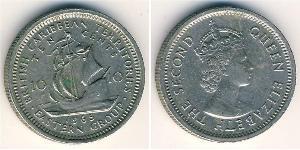10 Cent  銅/镍 伊丽莎白二世 (1926-2022)