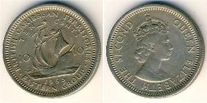 10 Cent  銅/镍 伊丽莎白二世 (1926-2022)