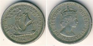 10 Cent  銅/镍 伊丽莎白二世 (1926-2022)