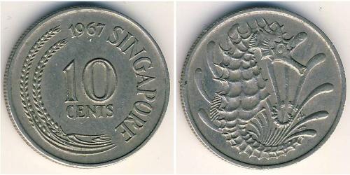 10 Cent 加拿大 / Singapore 銅/镍 伊丽莎白二世 (1926-2022)