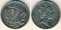 10 Cent 澳大利亚 镍/銅 伊丽莎白二世 (1926-2022)