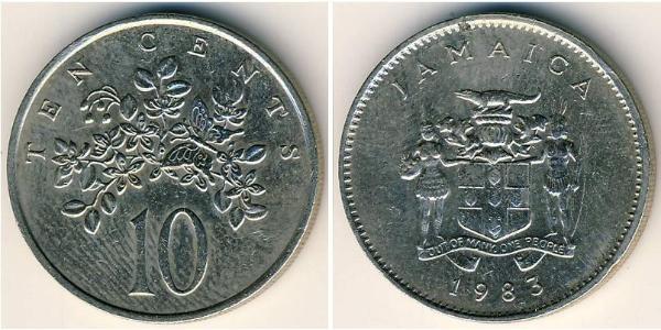 10 Cent 牙买加 銅/镍 