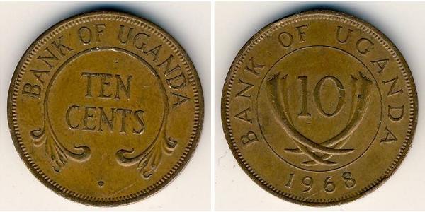 10 Cent Uganda 青铜 