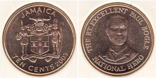 10 Cent 牙买加 青铜 