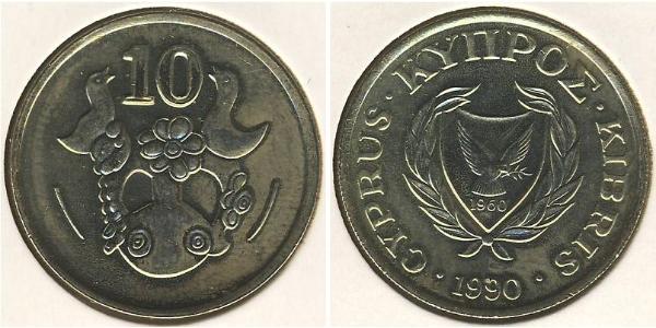 10 Cent 賽普勒斯 黃銅 